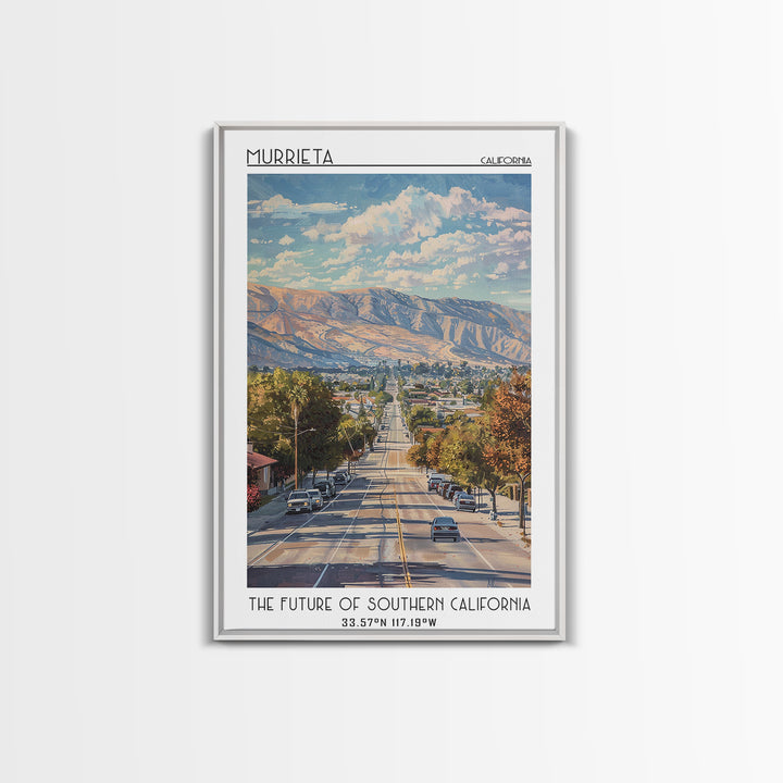 Murrieta Travel Poster, Canvas Print, Travel Wall Art, City Wall Art, Poster Art, Gallery Wall Set, Travel Prints, Travel Wall Decor
