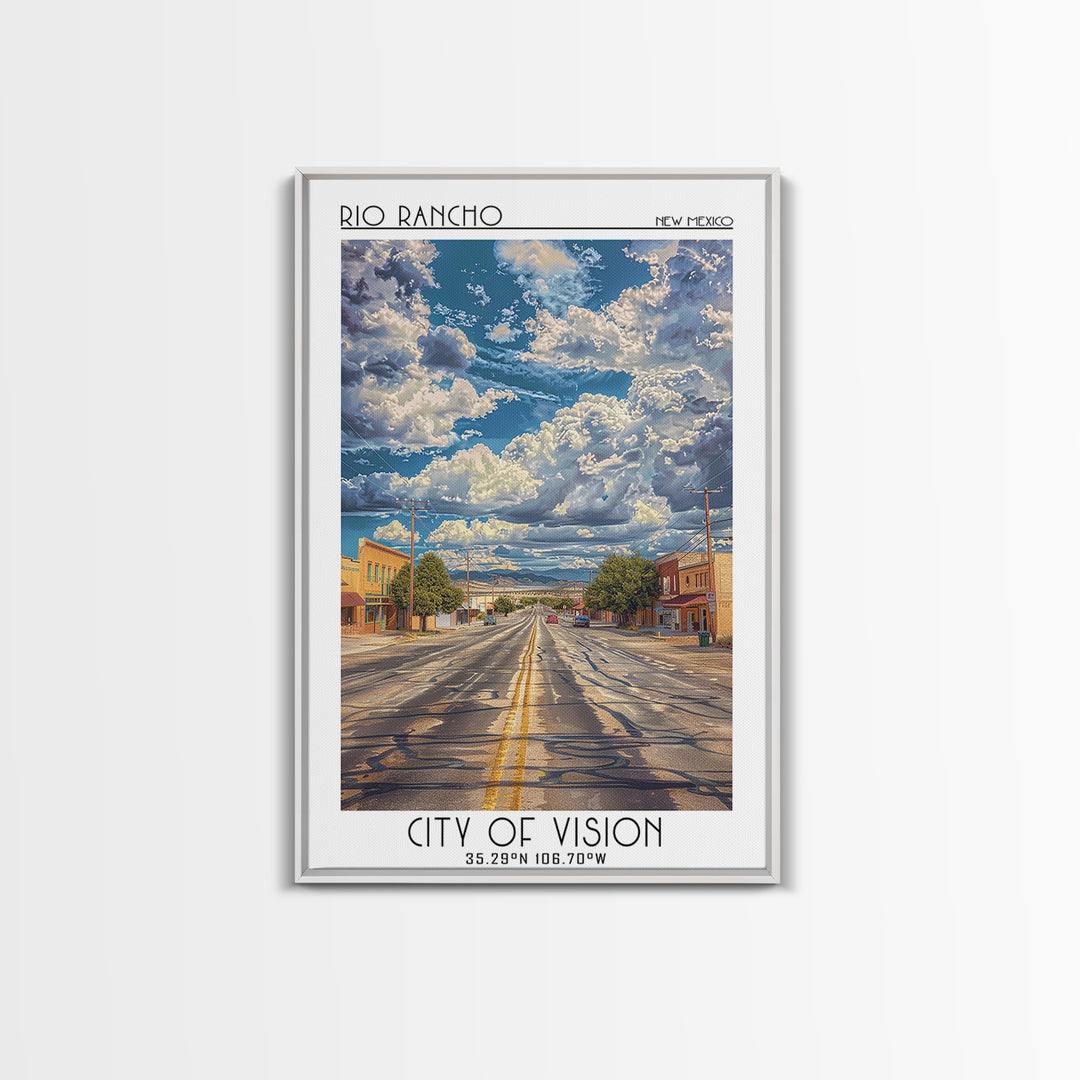 Rio Rancho Travel Poster, Canvas Print, Poster Print, Travel Wall Art, Travel Decor, Wall Art, Retro Travel Poster, Gallery Wall Set