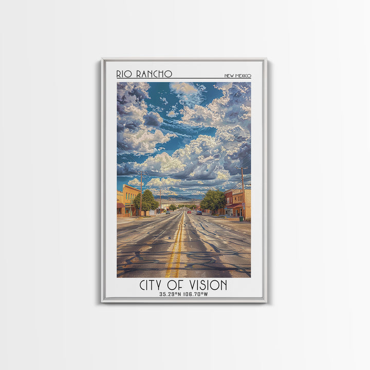 Rio Rancho Travel Poster, Canvas Print, Poster Print, Travel Wall Art, Travel Decor, Wall Art, Retro Travel Poster, Gallery Wall Set
