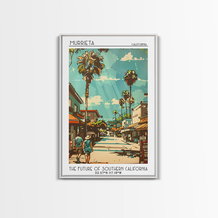 Murrieta Travel Poster, Canvas Print, City Travel Poster, Travel Wall Art, Vintage Travel Print, Gallery Wall Set, City Illustration