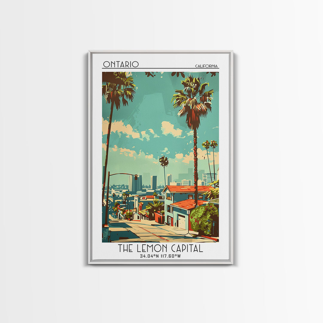 Ontario Travel Poster, Canvas Print, Travel Art Print, Modern Wall Decor, Retro Travel Poster, Landscape Art, Wall Art, Travel Decor