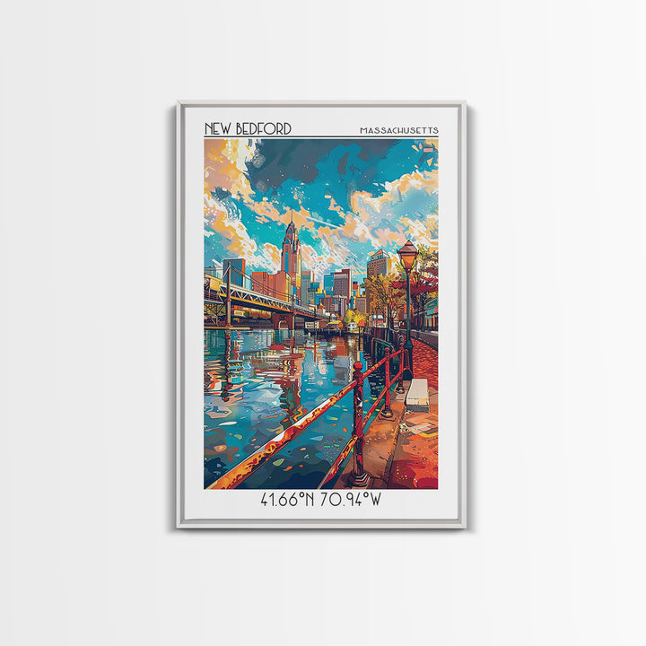 Newark Travel Poster, Framed Canvas Print, City Travel Poster, Travel Wall Decor, Retro Travel Poster, Modern Wall Decor, Poster Art