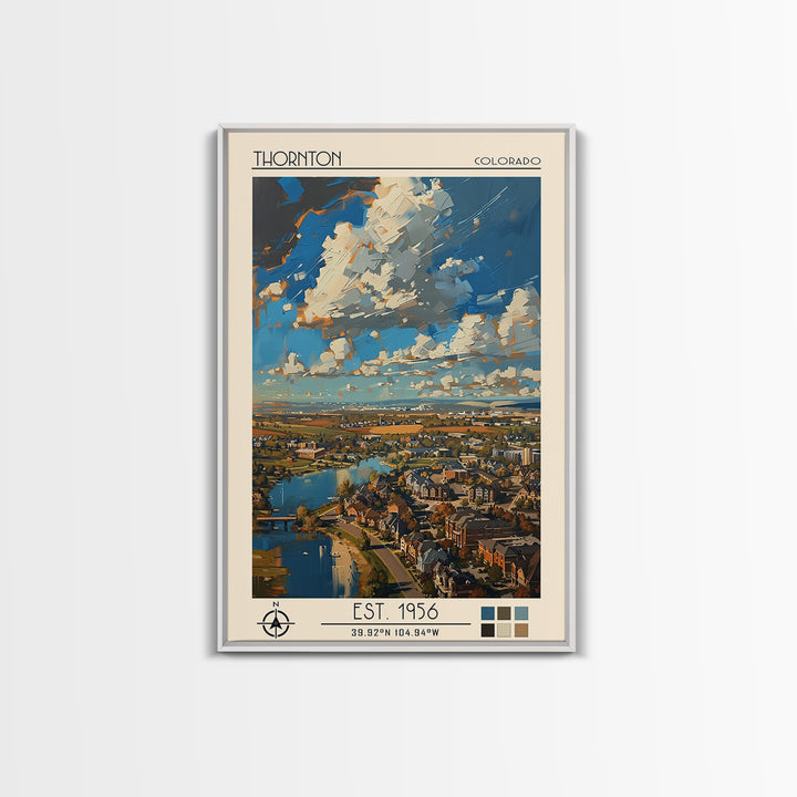 Thornton Travel Poster, Canvas Print, Retro Wall Art, Travel Print, Vintage Poster, Mid Century Wall Art, Poster Art, Vintage Travel