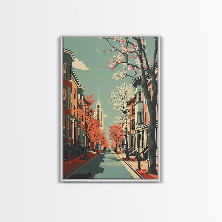 Alexandria Travel Poster, Framed Canvas Print, City Travel Poster, Vintage City Poster, City Wall Art, City Art Print, Landscape Art