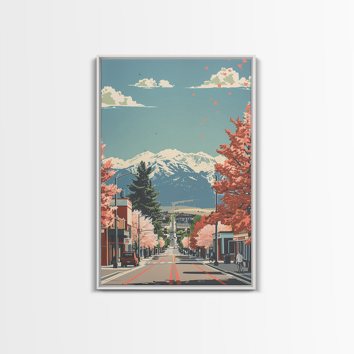 Arvada Travel Poster, Canvas Print, Poster Print, Travel Wall Art, Wanderlust Gift, Travel Art Print, Retro Travel Poster, Art Print