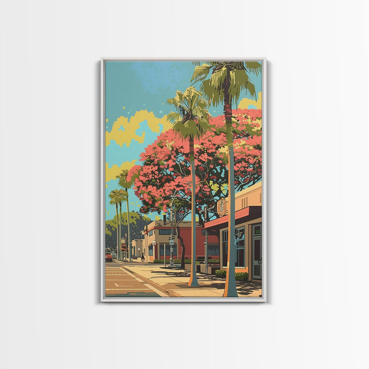 Chula Vista Travel Poster, Canvas Print, Travel Prints, Landscape Art, Wall Art, Minimalist Poster, City Travel Poster, Travel Decor