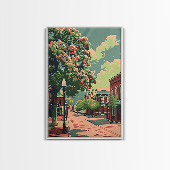 Columbia Travel Poster, Canvas Print, Travel Art Print, Modern Wall Decor, Retro Travel Poster, Minimalist Poster, Home Office Decor