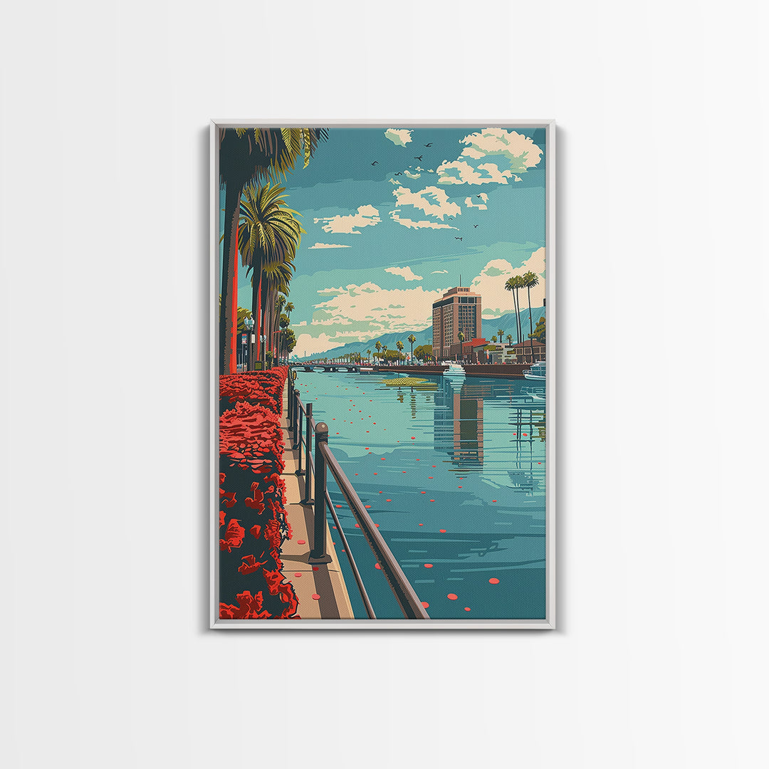 Glendale Travel Poster, Canvas Print, Travel Prints, Landscape Art, Fine Art Print, City Art Print, Travel Art Print, Travel Posters