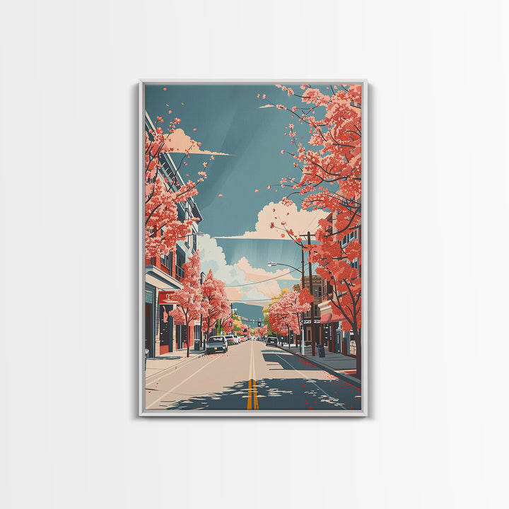 Greeley Travel Poster, Canvas Print, City Travel Poster, Travel Wall Art, Travel Art Print, Fine Art Print, Travel Print, Home Decor