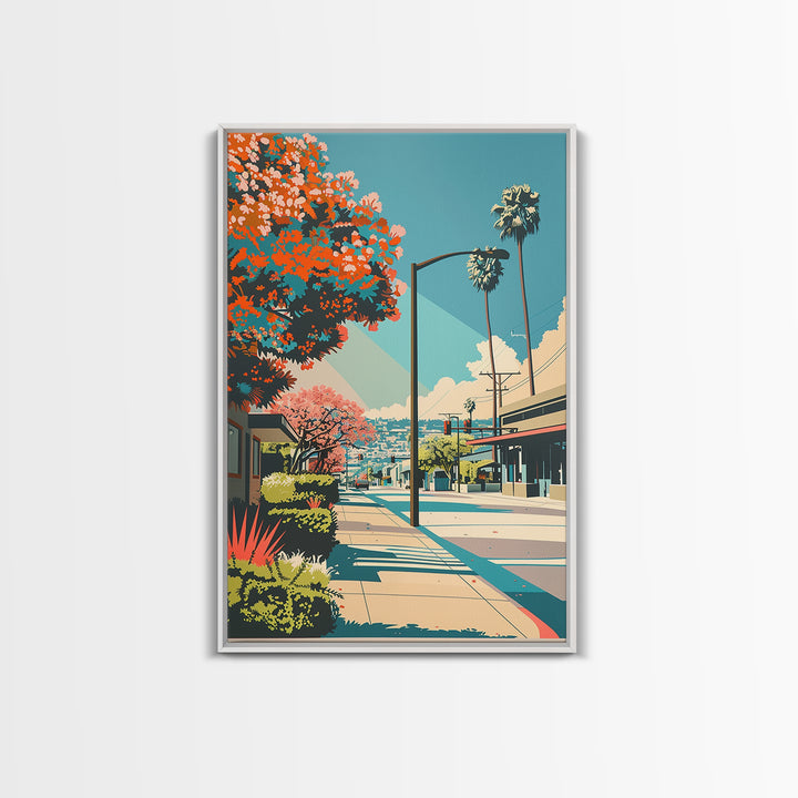 Hayward Travel Poster, Canvas Print, Retro Travel Poster, City Wall Art, Home Decor, Gallery Wall Set, Landscape Art, City Art Print