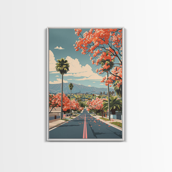 Jurupa Valley Travel Poster, Canvas Print, City Travel Poster, Vintage City Poster, Retro Wall Art, Gallery Wall Set, Vintage Poster