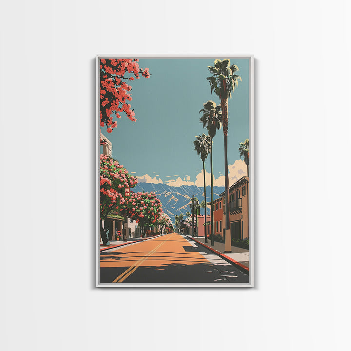 Lancaster Travel Poster, Canvas Print, Retro Wall Art, Travel Print, City Travel Poster, Poster Art, Vintage Travel, Vintage Posters