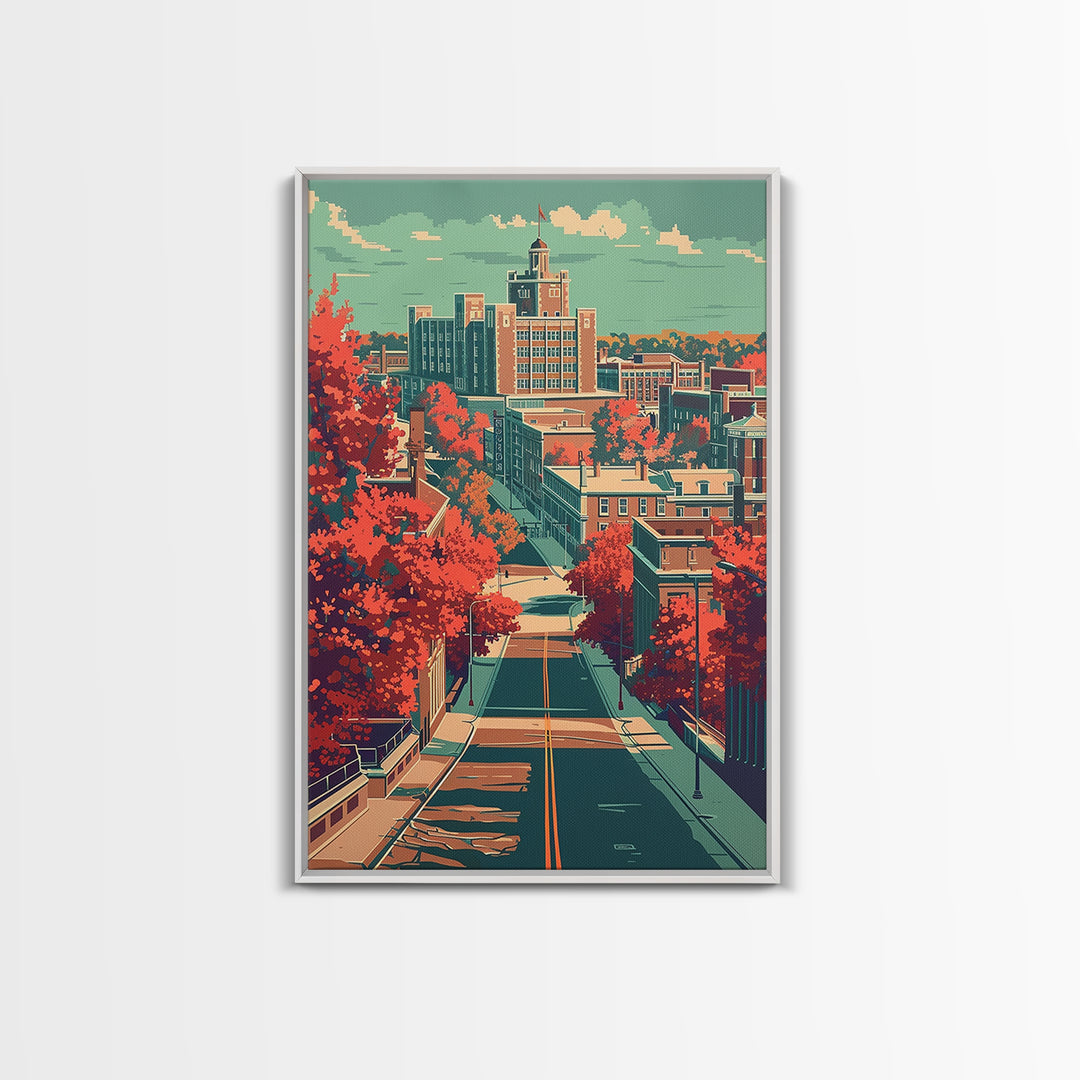 Lexington Travel Poster, Canvas Print, Poster Print, Travel Wall Art, Travel Decor, Modern Wall Decor, City Art Print, Travel Prints