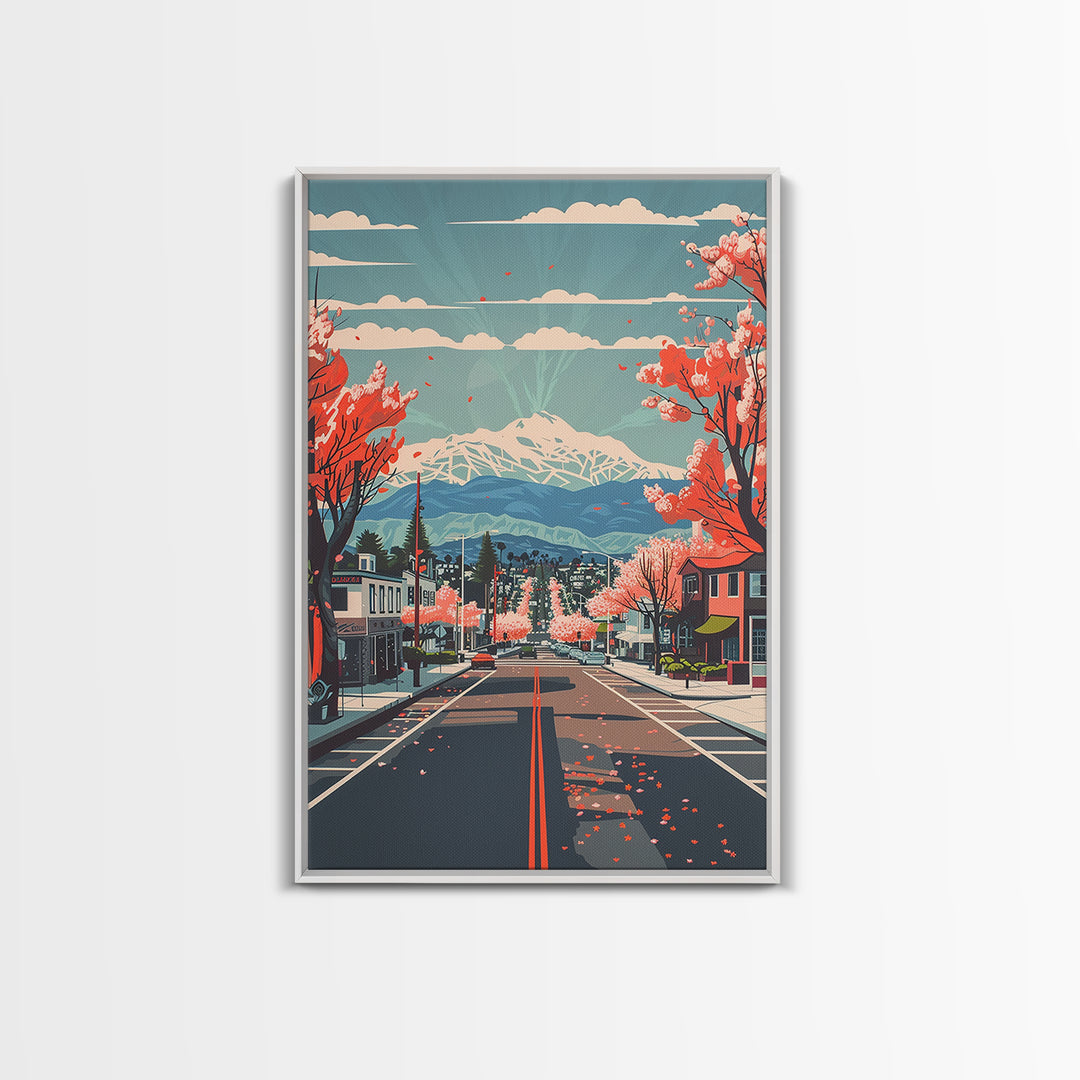 Menifee Travel Poster, Canvas Print, Poster Print, Travel Wall Art, Retro Wall Art, Travel Print, Colorful Wall Art, Wanderlust Gift