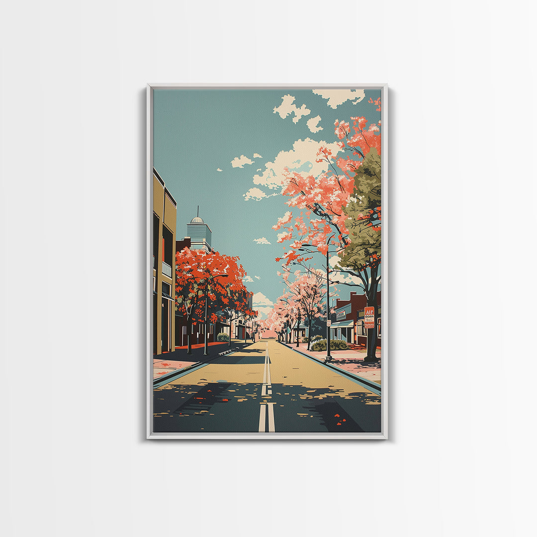 Mesquite Travel Poster, Canvas Print, Retro Wall Art, Travel Print, Poster Print, Vintage City Poster, Minimalist Poster, Poster Art