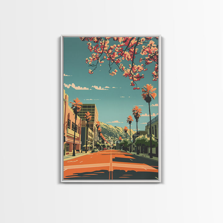 Palmdale Travel Poster, Canvas Print, City Travel Poster, Travel Wall Art, Poster Art, Home Decor, Wanderlust Gift, Gallery Wall Set
