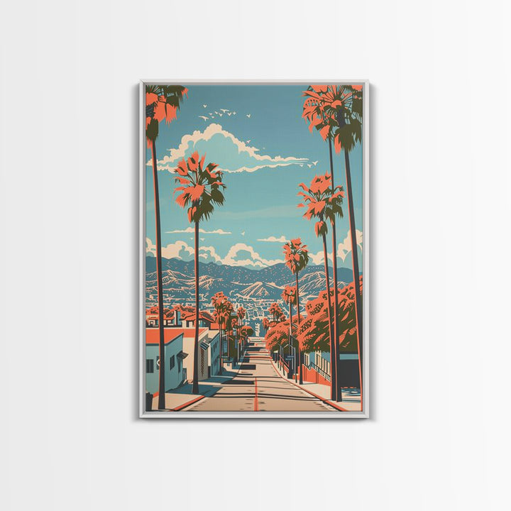 Rialto Travel Poster, Framed Canvas Print, Travel Wall Art, City Wall Art, Wanderlust Gift, Poster Print, Travel Art Print, Wall Art