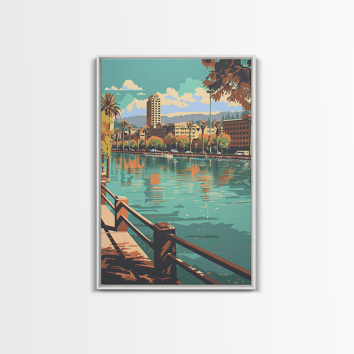 San Jose Travel Poster, Canvas Print, Travel Art Print, Modern Wall Decor, City Travel Poster, Travel Wall Art, Living Room Wall Art