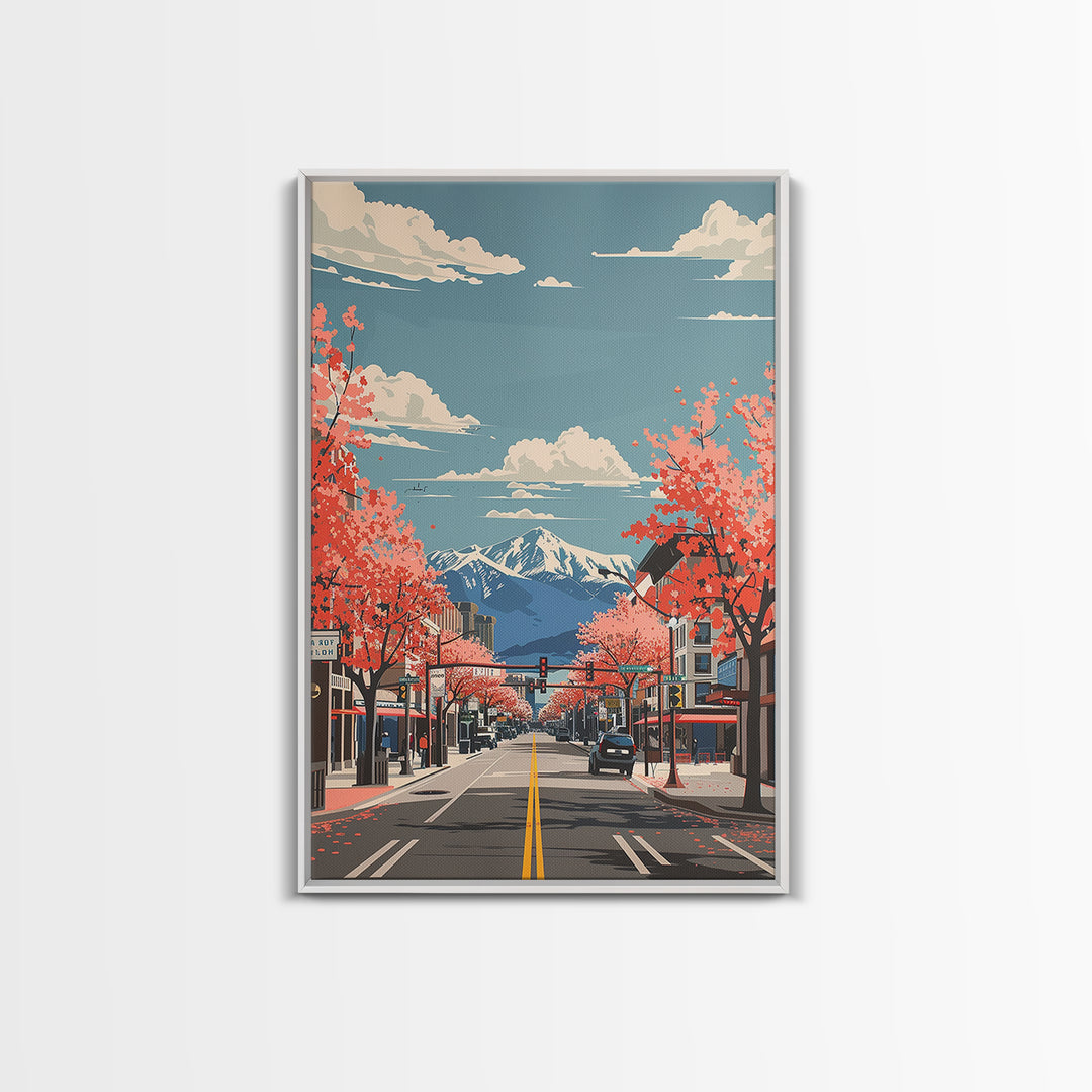 Sparks Travel Poster, Canvas Print, Travel Prints, Landscape Art, Retro Travel Poster, Wall Art, Retro Travel Print, Vintage Posters