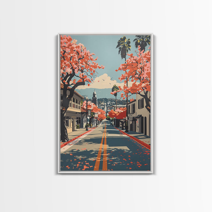 Ventura Travel Poster, Canvas Print, Poster Print, Travel Wall Art, Fine Art Print, Minimalist Poster, Landscape Art, Travel Posters