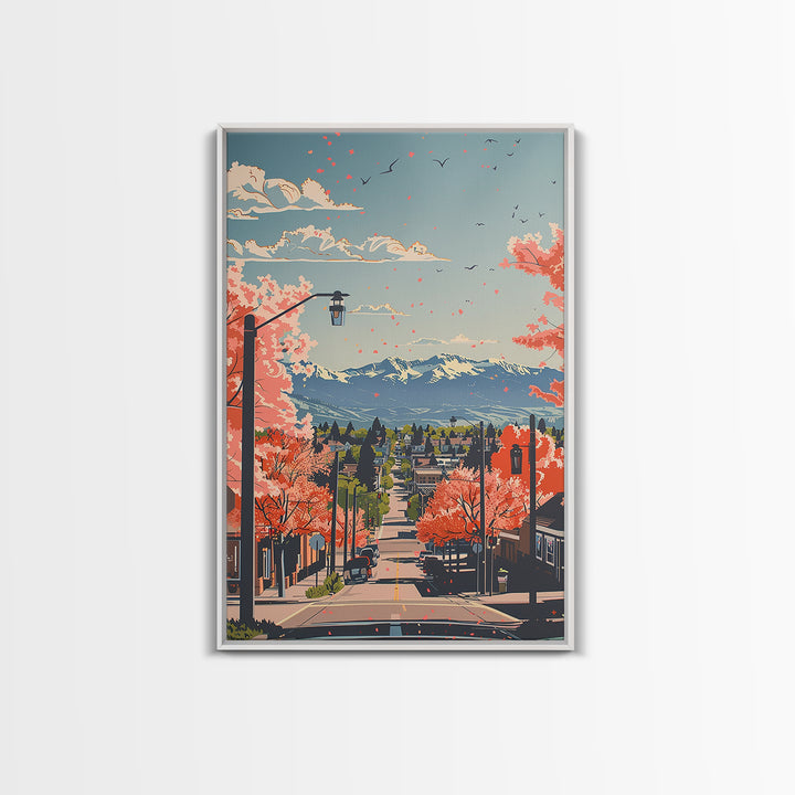 Westminster Travel Poster, Canvas Print, Poster Print, Travel Wall Art, Art Print, Wanderlust Gift, City Illustration, Travel Prints