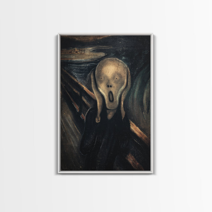 The Antique Spirit Board, Expressionist Gothic Art, Vertical Wall Art, Dark Halloween Decor, Canvas Print, Halloween Wall Art