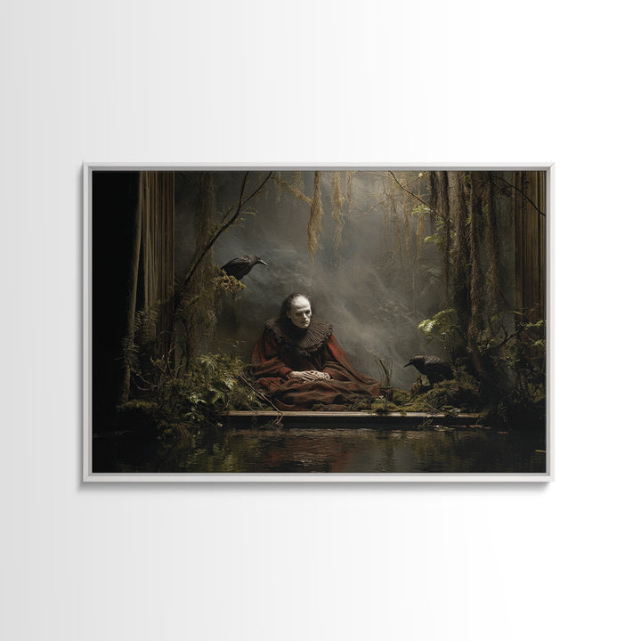 The Dream Eater, Symbolist Gothic Landscape, Landscape Wall Art, Gothic Horror Wall Art, Canvas Print, Halloween Wall Art