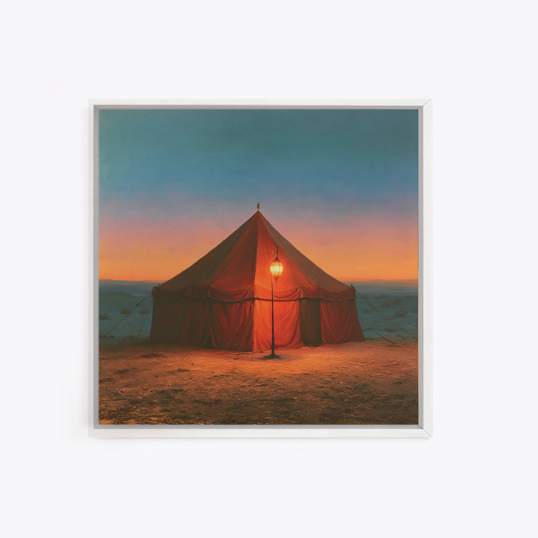 Moroccan Desert Tent Canvas Print, Desert Art, Modern Decor, Southwestern Decor, Fine Art, Desert, Room Decor, Digital Prints, DES-1x1-59
