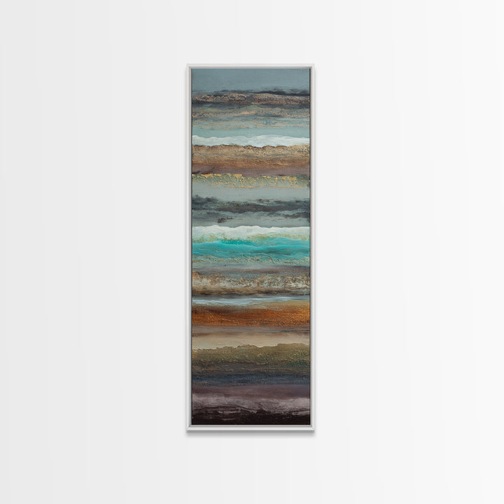 Camel Caravan Crossing Golden Dunes Canvas Print, Desert Art, Living Room Art, Southwestern Decor, Fine Art, Desert, DES-1x3-43
