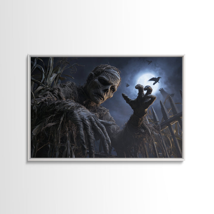 The Bog Mummy, Landscape Wall Art, Spooky Home Decor, Canvas Print, Halloween Wall Decor, Gothic Home Decor, Horror Wall Art