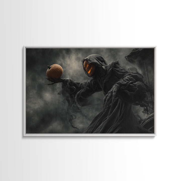 Halloween On Another Planet, Landscape Wall Art, Dark Halloween Decor, Canvas Print, Halloween Wall Decor, Gothic Home Decor