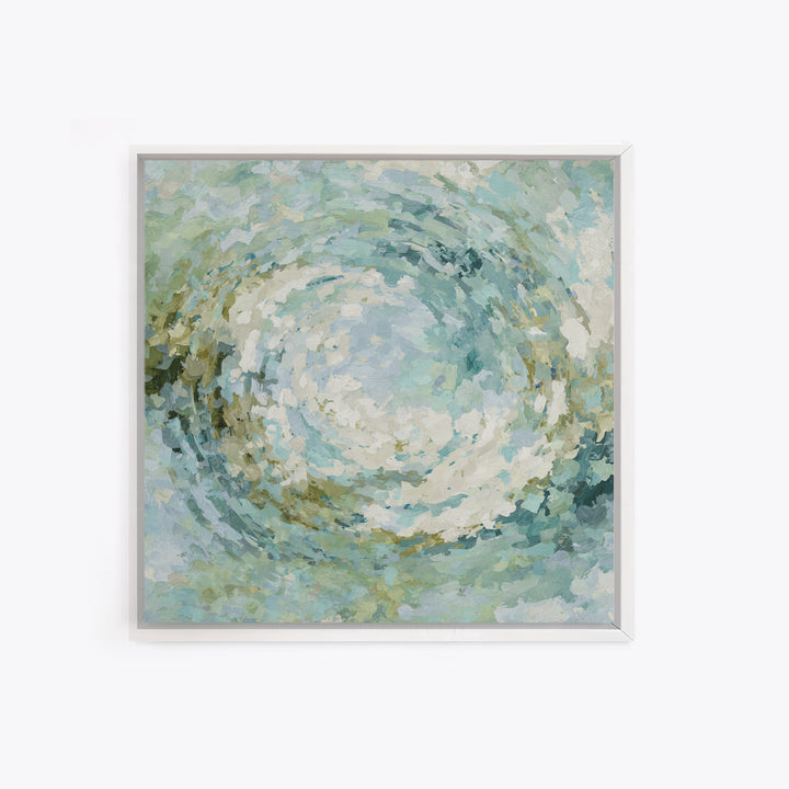 Abstract Water Ripple Pattern Canvas Print, Dental Office Art, Dental Office Decor, Office Decor, Abstract Art, Calm, DOA-1x1-13