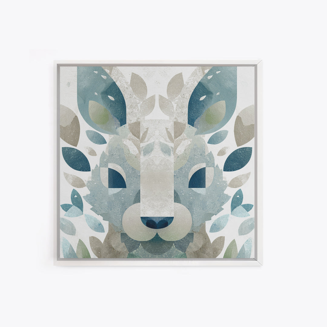 Cheerful Animal Dentist Themed Character Without Text Canvas Print, Dental Office Art, Motivational Poster, Office Decor, Calm, DOA-1x1-2