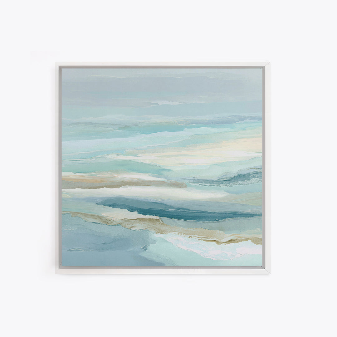 Calming Abstract Ocean Waves Canvas Print, Dental Office Art, Printable Digital, Office Decor, Fine Art, Calm, Neutral Decor, DOA-1x1-25