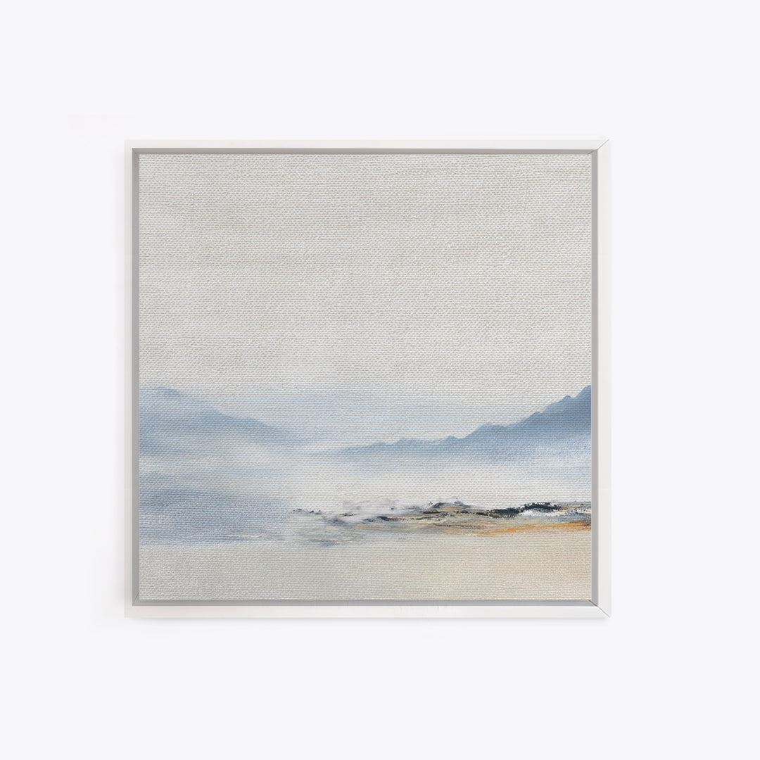 Gentle Mountain Landscape Framed Canvas Print, Dental Office Art, Unique Wall Art, Office Decor, Calm, Dental Assistant, DOA-1x1-28