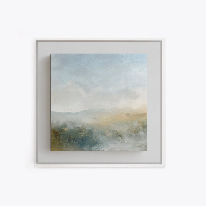 Soft Gradient Sunrise Framed Canvas Print, Dental Office Art, Motivational Poster, Office Decor, Fine Art, Calm, Dentistry Art, DOA-1x1-44