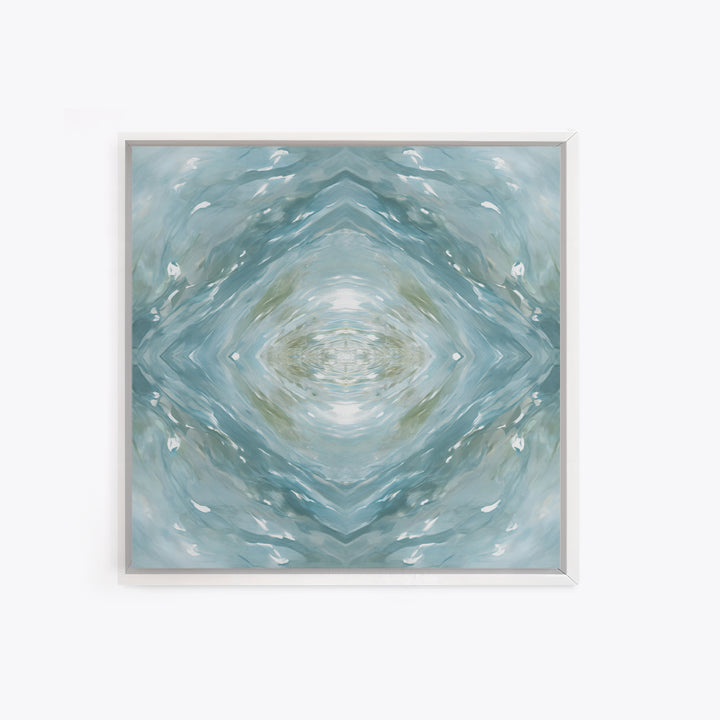 Abstract Water Ripple Pattern Framed Canvas Print, Dental Office Art, Medical Decor, Office Decor, Fine Art, Calm, Home Decor, DOA-1x1-61