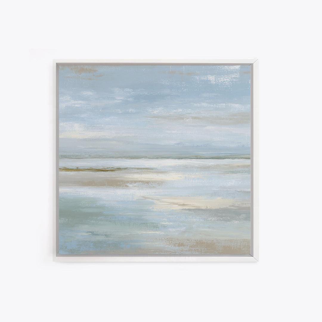 Quiet Coastal Dunes Framed Canvas Print, Dental Office Art, Dental Hygiene, Office Decor, Fine Art, Calm, Medical Office Art, DOA-1x1-70