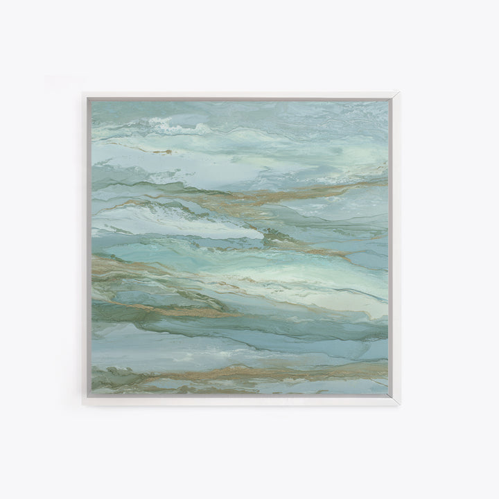 Clean Marble Texture Framed Canvas Print, Dental Office Art, Dentistry Art, Office Decor, Abstract Art, Calm, Fine Art Print, DOA-1x1-72