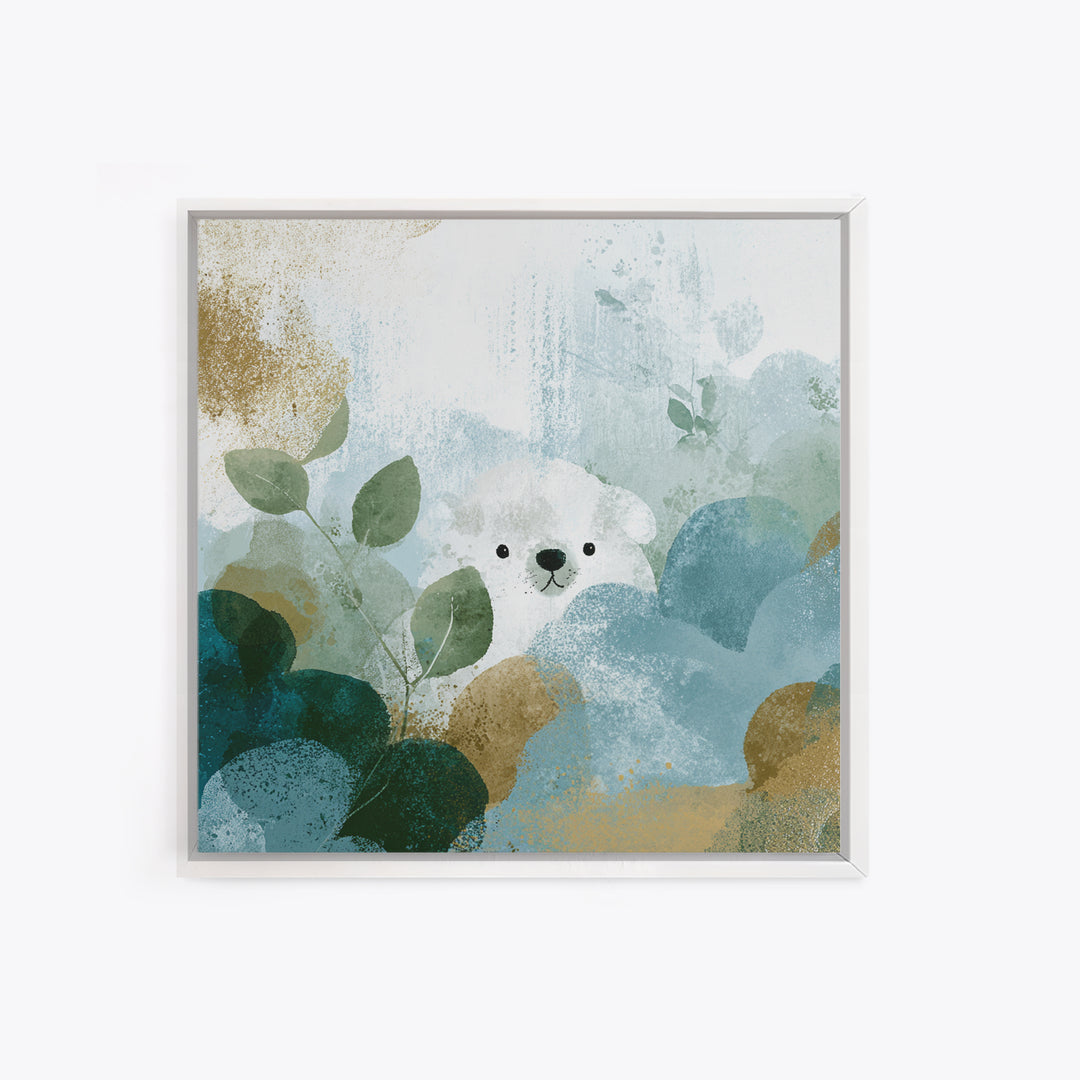 Cheerful Animal Dentist Themed Character Without Text Canvas Print, Dental Office Art, Office Decor, Fine Art, Calm, Art Print, DOA-1x1-98