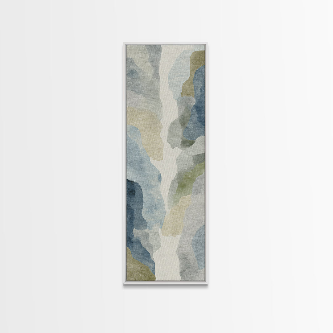 Minimal Line Faces Canvas Print, Dental Office Art, Poster, Office Decor, Fine Art, Calm, Dental Art, Digital Artwork, DOA-1x3-100