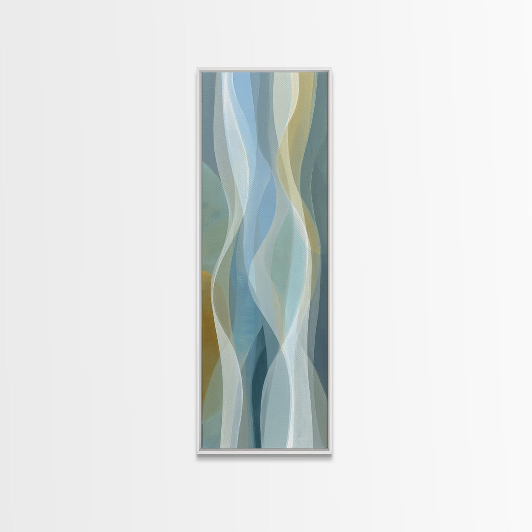 Minimal Smile Curve Abstract Canvas Print, Dental Office Art, Office Decor, Fine Art, Calm, Art Print, Room Decor, DOA-1x3-17