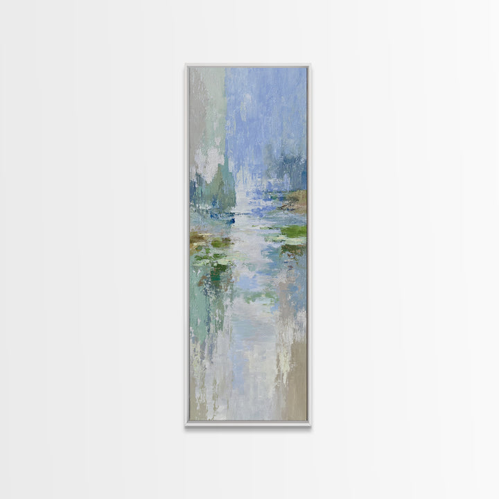 Sunlit Lake with Calming Reflections Canvas Print, Dental Office Art, Dental Office, Office Decor, Fine Art, Calm, Room Decor, DOA-1x3-27