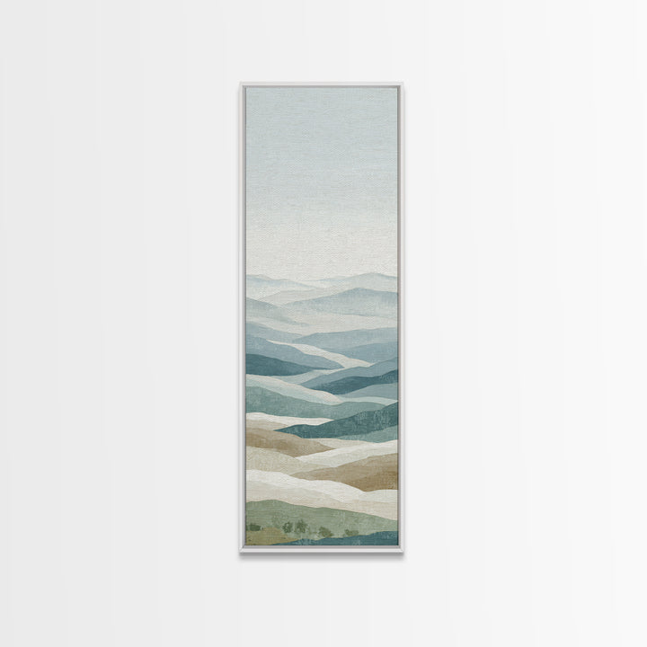 Minimal Line Faces Framed Canvas Print, Dental Office Art, Medical Decor, Office Decor, Fine Art, Calm, Gallery Decor, DOA-1x3-4