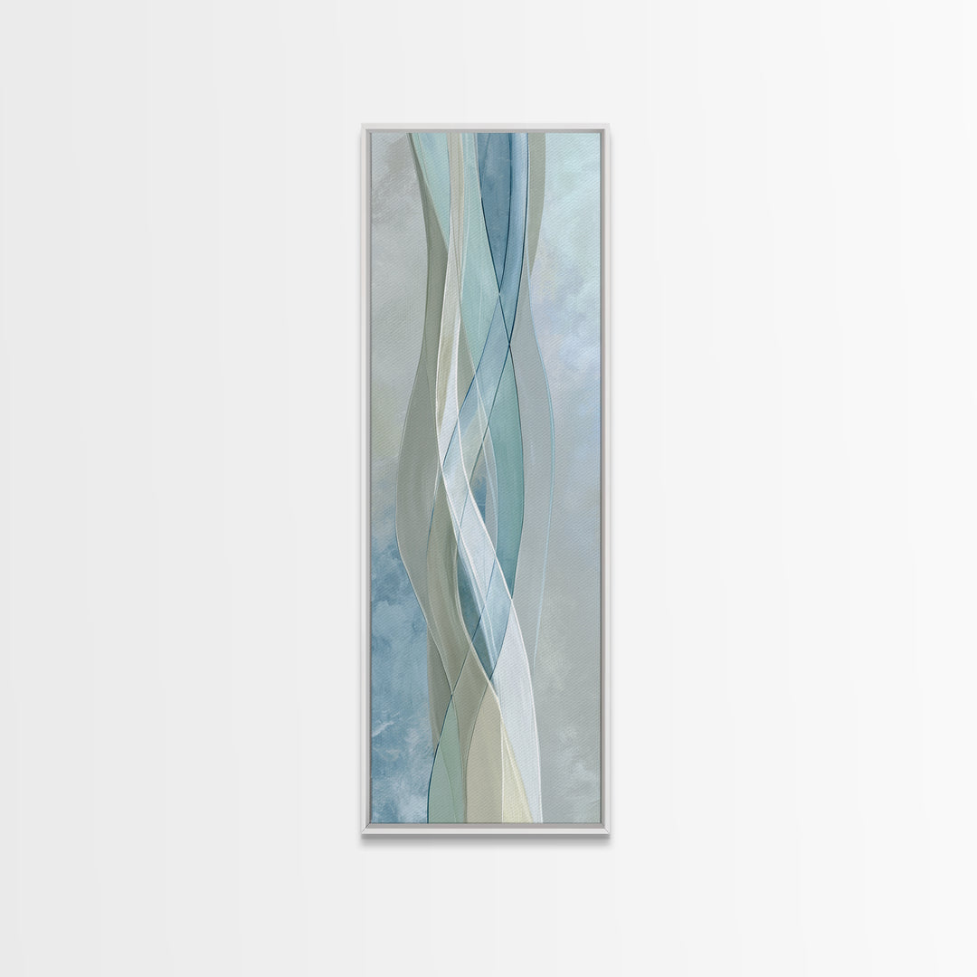 Minimal Smile Curve Abstract Canvas Print, Dental Office Art, Office Decor, Abstract Art, Calm, Medical Office Decor, DOA-1x3-41