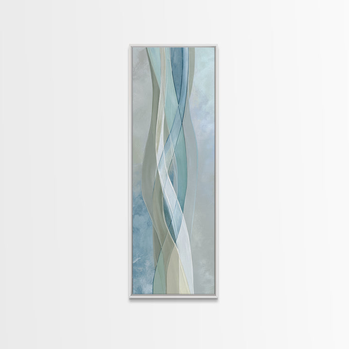 Minimal Smile Curve Abstract Canvas Print, Dental Office Art, Office Decor, Abstract Art, Calm, Medical Office Decor, DOA-1x3-41