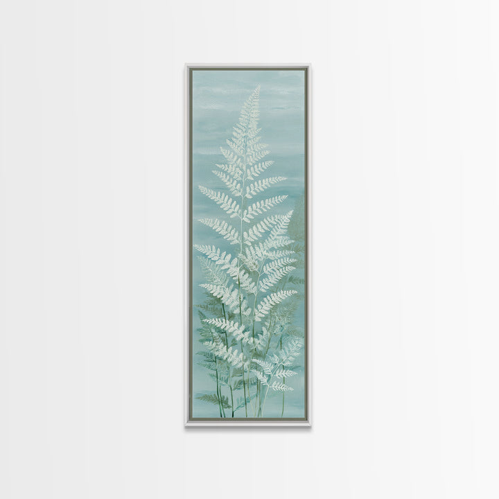 Botanical Fern Study Canvas Print, Dental Office Art, Fine Art Print, Office Decor, Fine Art, Calm, Printable Wall Art, DOA-1x3-55