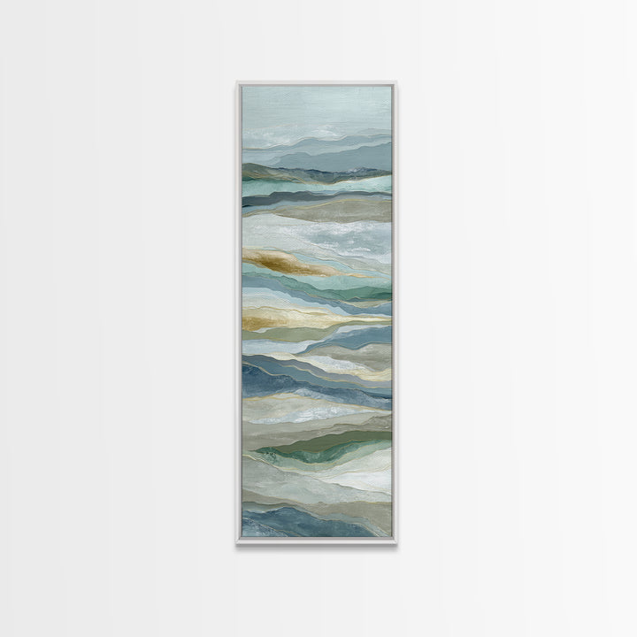 Clean Marble Texture Canvas Print, Dental Office Art, Gallery Decor, Office Decor, Abstract Art, Calm, Minimalist Decor, DOA-1x3-60