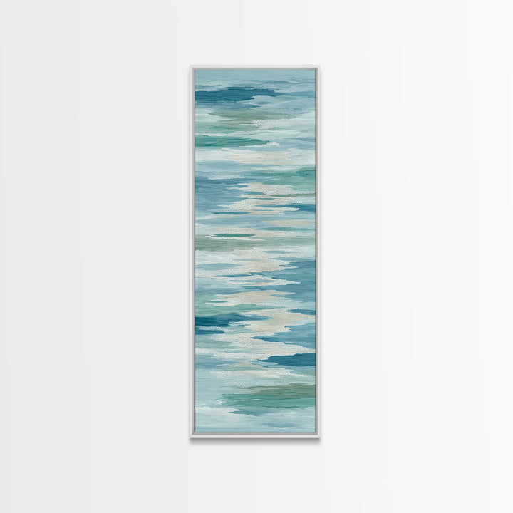 Abstract Water Ripple Pattern Canvas Print, Dental Office Art, Fine Art Print, Office Decor, Fine Art, Calm, Printable Wall Art, DOA-1x3-73