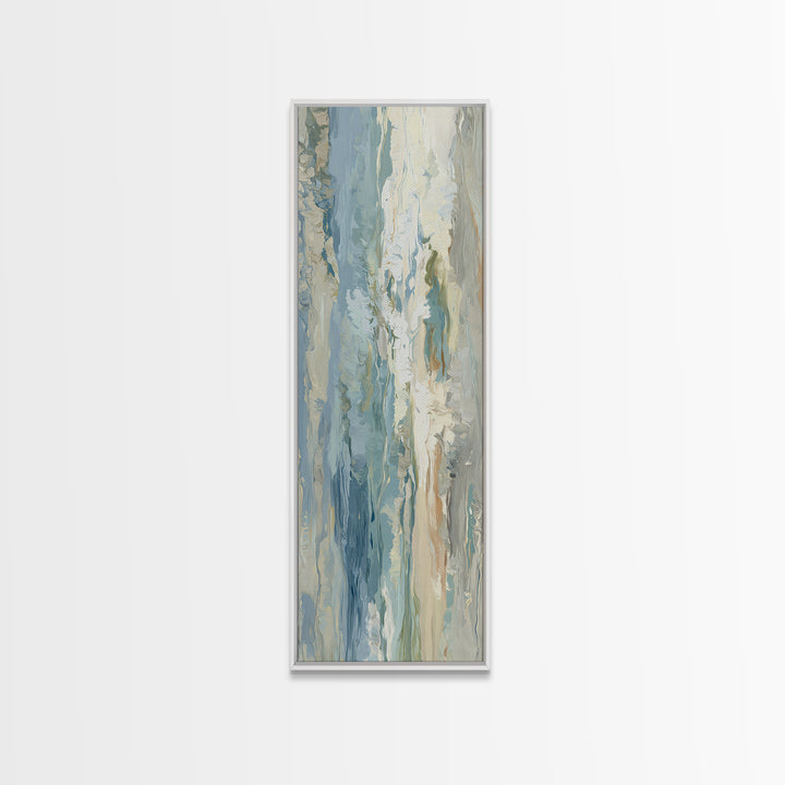 Calming Abstract Ocean Waves Canvas Print, Dental Office Art, Wall Decor, Office Decor, Fine Art, Calm, Contemporary Art, DOA-1x3-85